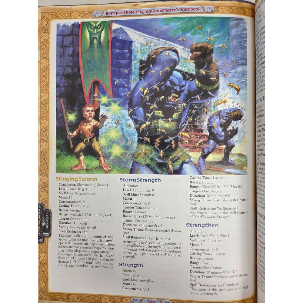 EverQuest Role-Playing Game Players Handbook Sword & Sorcery Hardcover 2002 VG - Picture 12 of 14